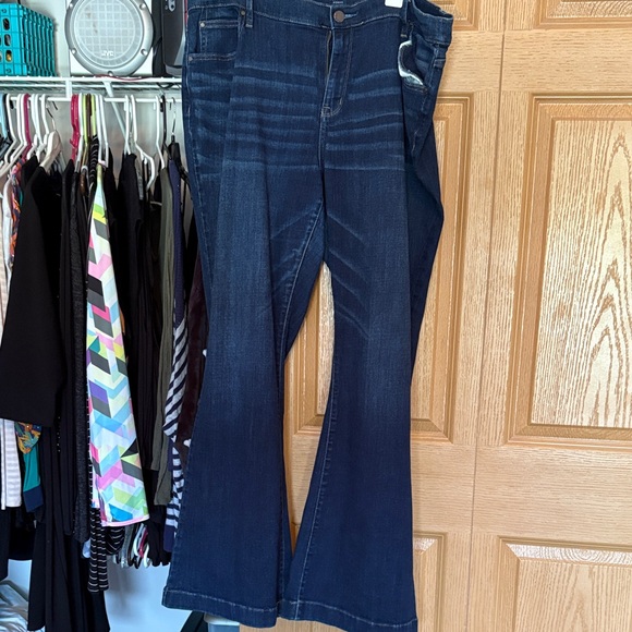 Women's Dark Blue Jeans - Picture 1 of 2
